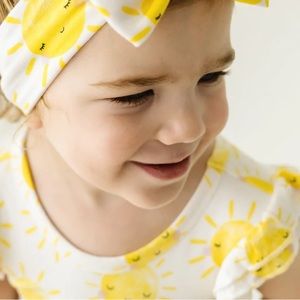 Little Sleepies One Piece Twirl Dress (Sunshine)
